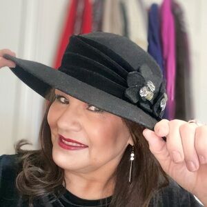 ❄️Cappelli straworld, inc black wool hat